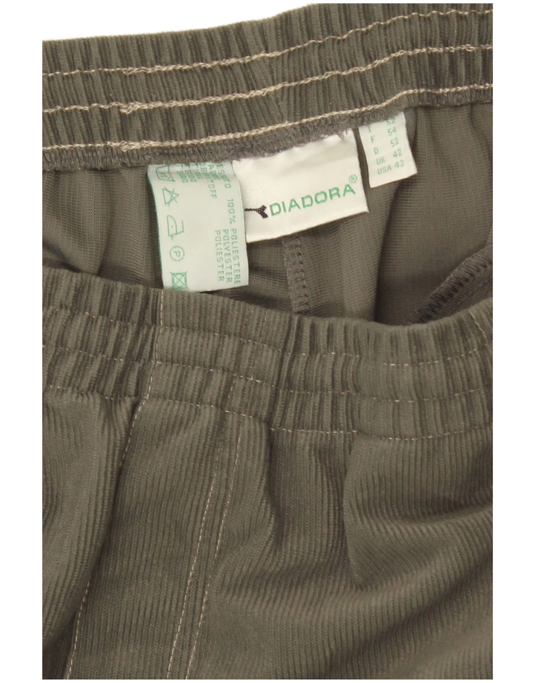 Diadora Cargo-Trainingshose für Herren, Größe 42, Größe L, Khaki, Polyester