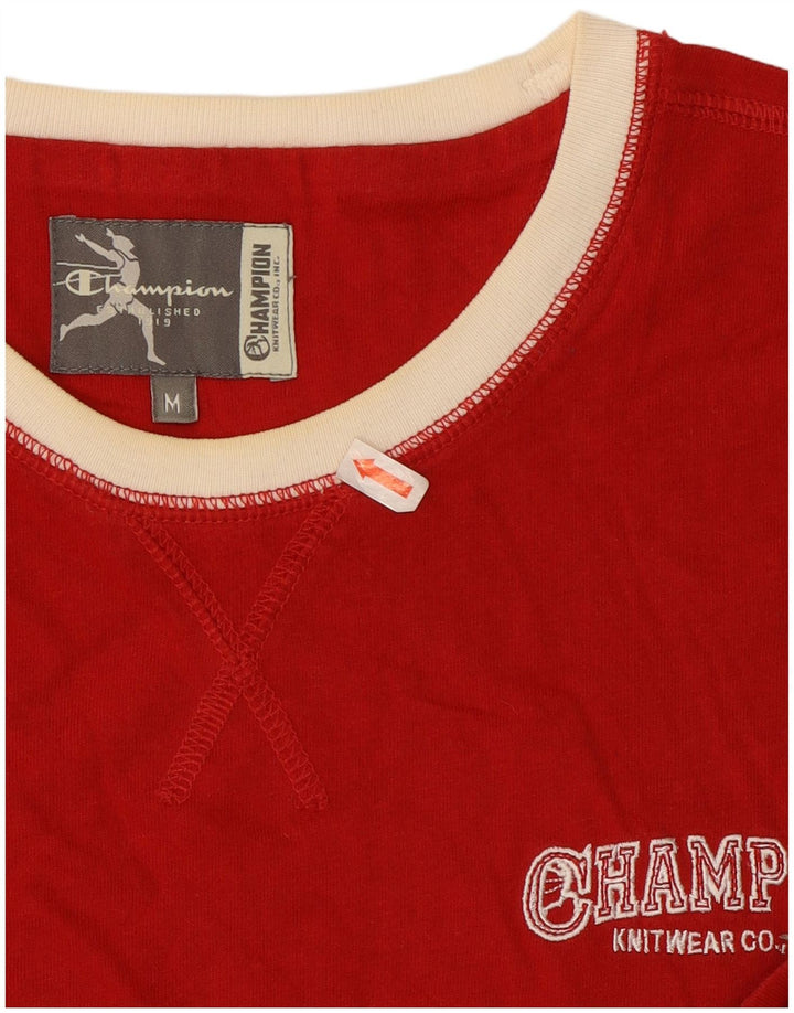 Champion Herren-T-Shirt aus mittelroter Baumwolle
