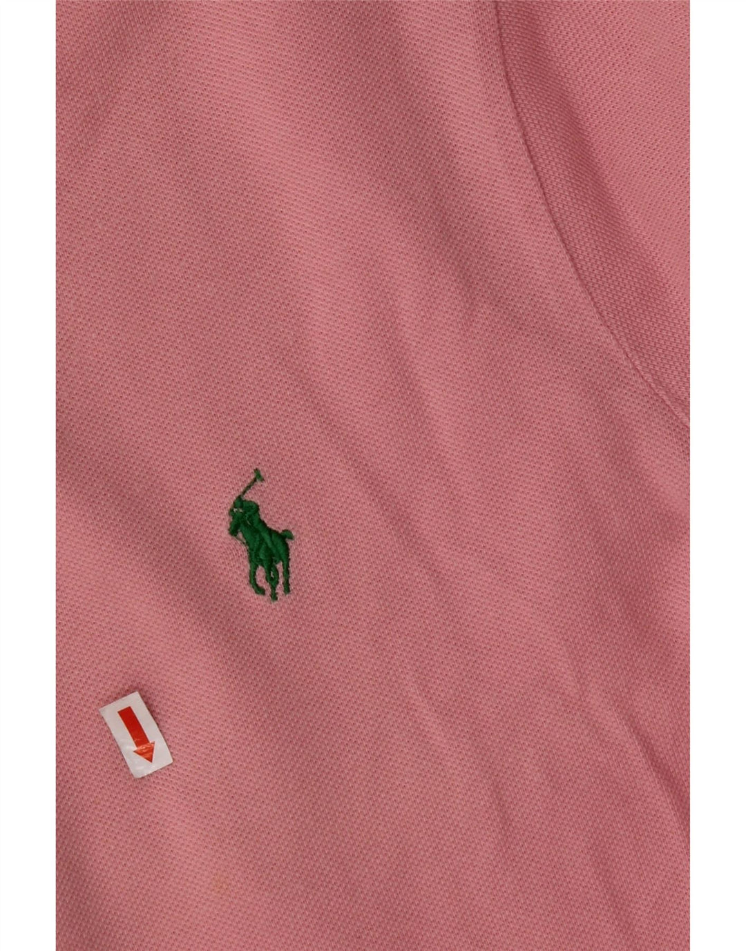 POLO RALPH LAUREN Herren-Poloshirt mit individueller Passform, langärmelig, groß, rosa Baumwolle