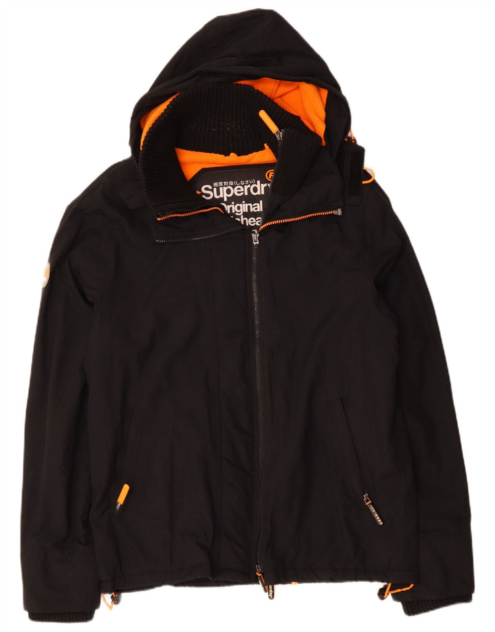 SUPERDRY Herren The Windcheater Graphic Windjacke UK 42 XL Schwarz