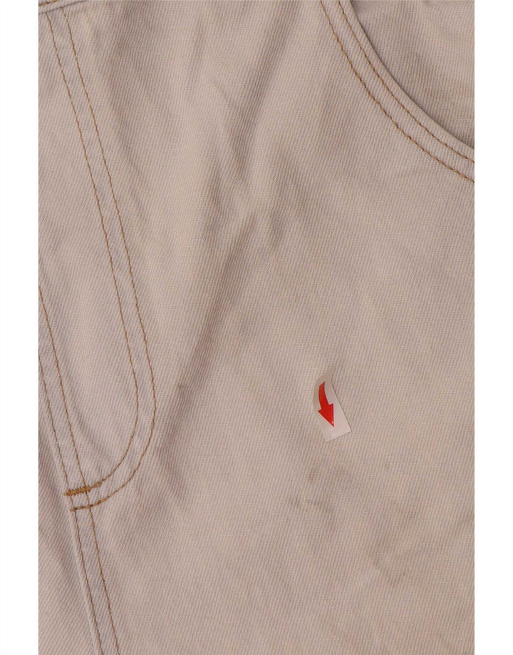 Levi's Damen-Latzhose, Denim-Shorts, Größe L, W34, Blau, Baumwolle