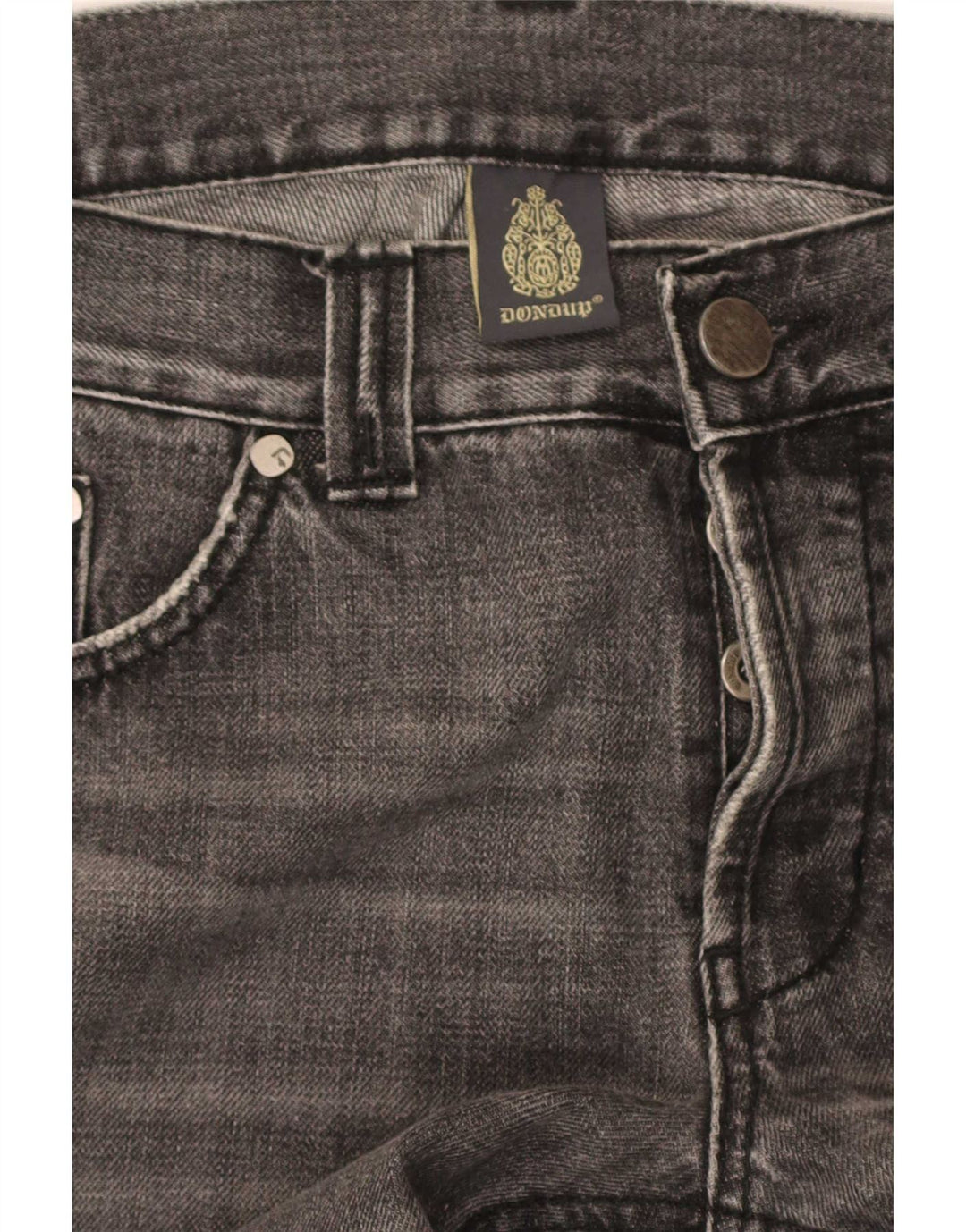 Dondup Herren Skinny Jeans W34 L34 Graue Baumwolle
