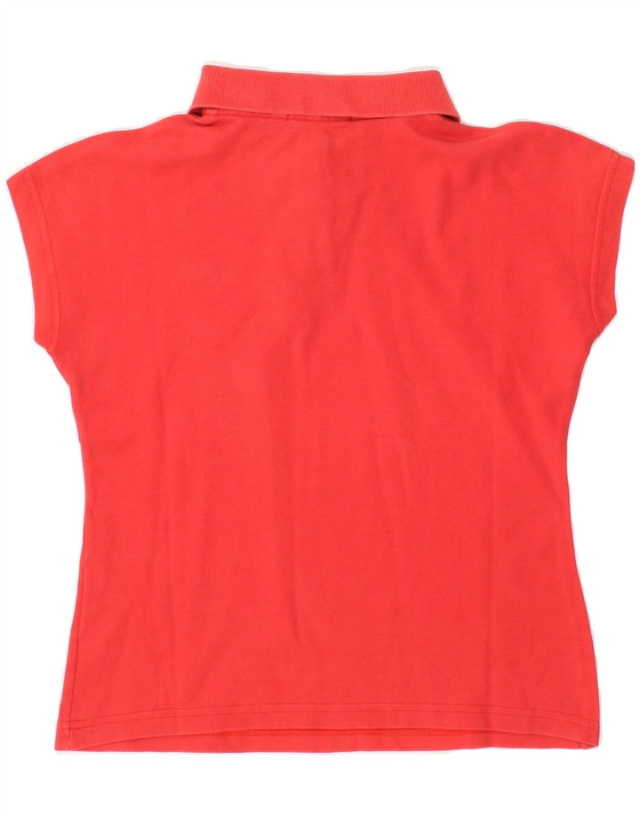 FILA Womens Sleeveless Polo Shirt IT 44 Medium Red Vintage Fila and Second-Hand Fila from Messina Hembry 