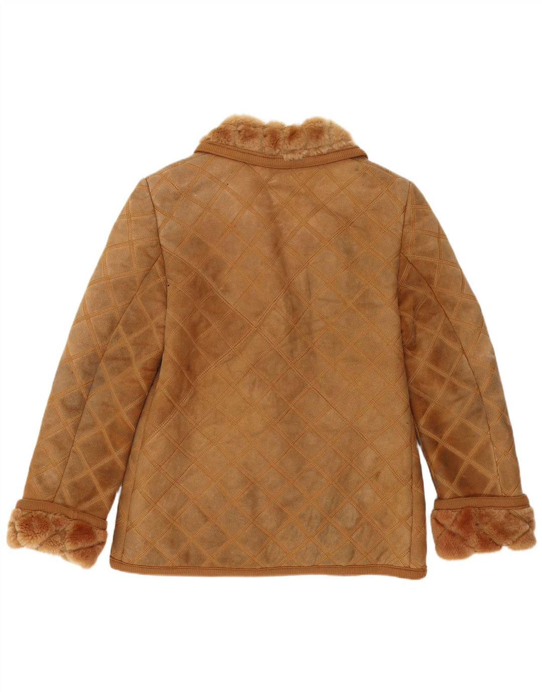 Rupp & Taureck Couture Damen Lammfelljacke UK 14 Mittelbraun