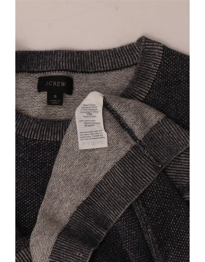 J. Crew Herren-Pullover mit U-Boot-Ausschnitt, Größe S, marineblaue Baumwolle