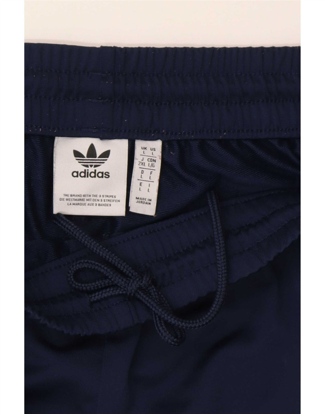 Adidas Herren-Trainingshose, groß, marineblau, Polyester