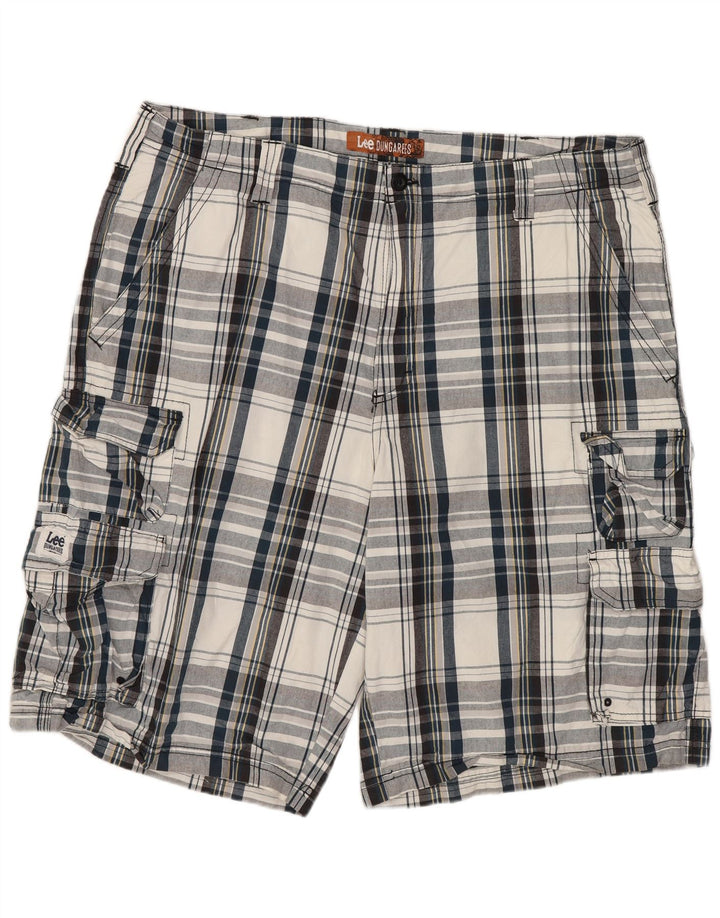 Lee Herren Cargoshorts W40 XL Mehrfarbige Chevron-Baumwolle