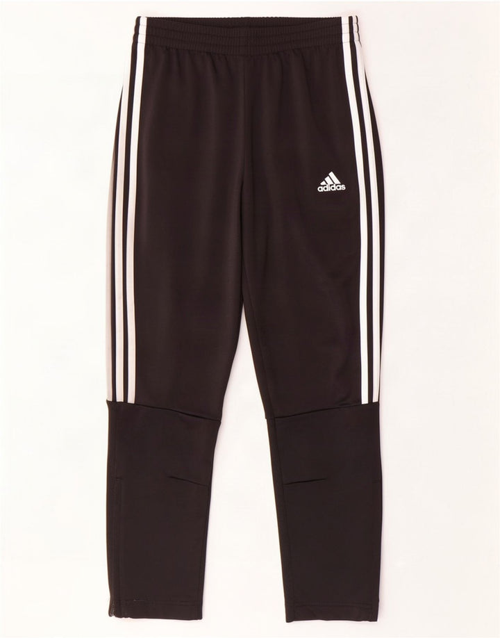 Adidas Trainingshose für Jungen, 11–12 Jahre, schwarzes Polyester