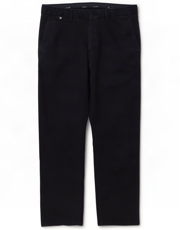 Massimo Dutti Mens Straight Chino Trousers EU 40 Medium W31 L27 Navy Blue