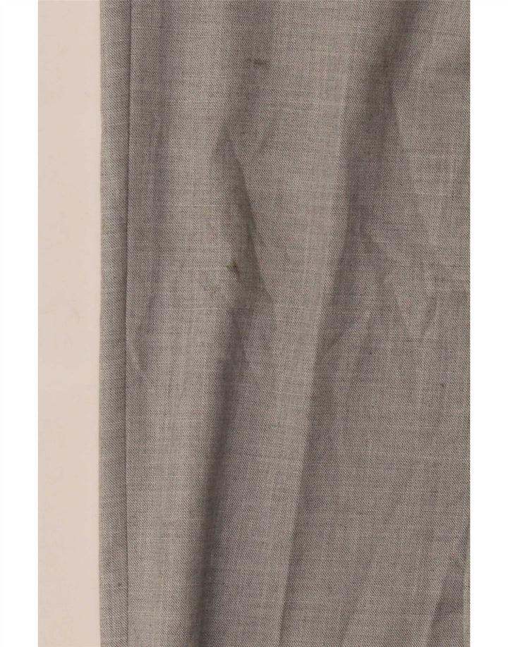 Marks & Spencer Slim-Anzughose für Herren, W32, L31, grau, Polyester, klassisch