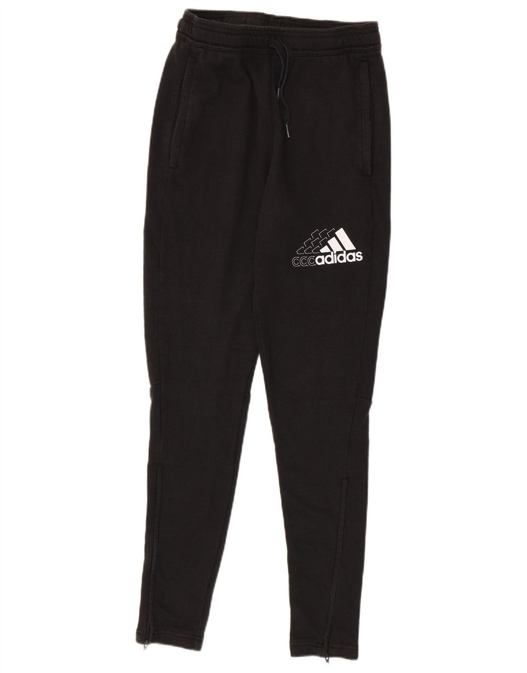ADIDAS Herren-Trainingshose, Größe S, schwarze Baumwolle