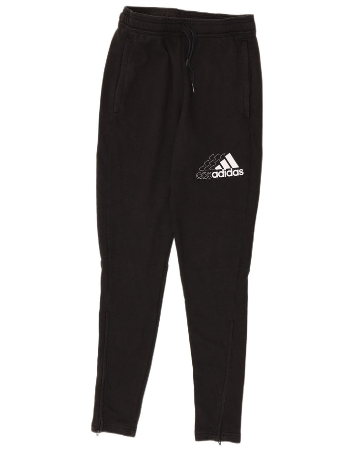 ADIDAS Herren-Trainingshose, Größe S, schwarze Baumwolle