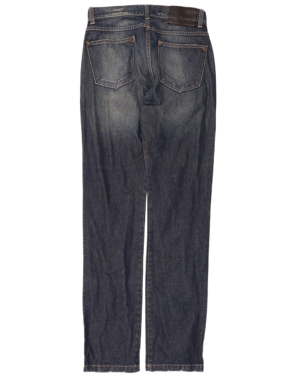 Daniele Alessandrini Damen Straight Jeans W31 L33 Blaue Baumwolle
