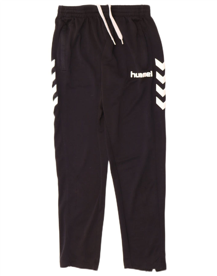 HUMMEL Mens Graphic Tracksuit Trousers Medium Black Polyester