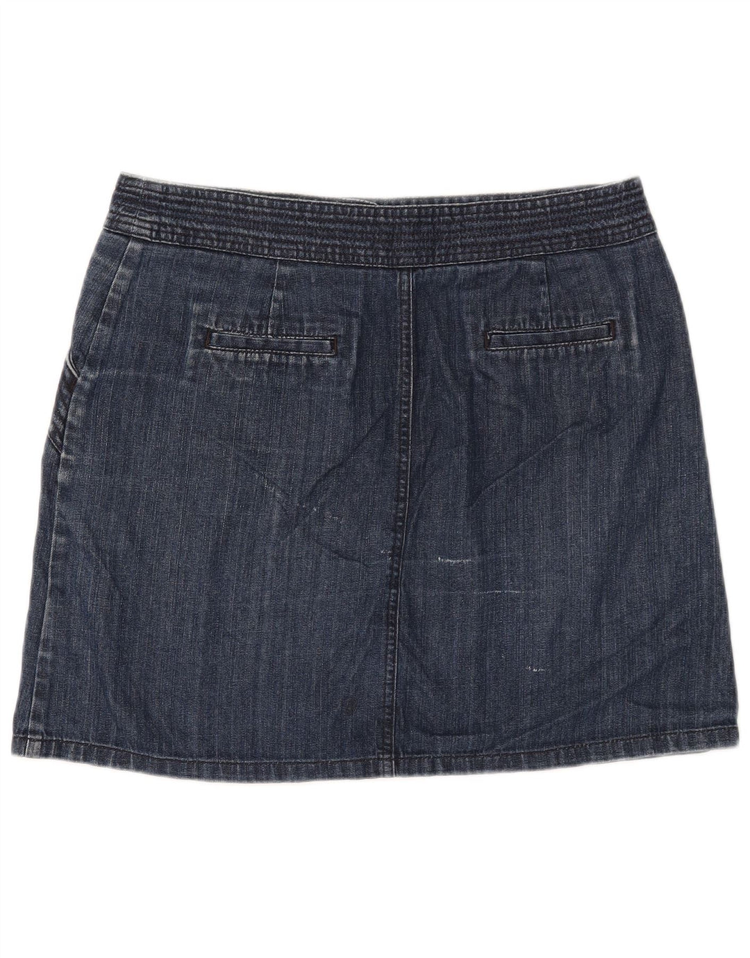 BODEN Damen Jeansrock UK 14 Large W32 Marineblaue Baumwolle