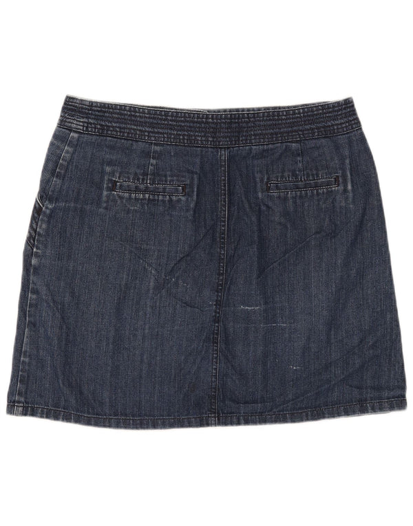 BODEN Damen Jeansrock UK 14 Large W32 Marineblaue Baumwolle