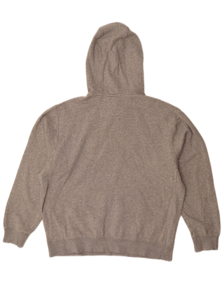 Nike Herren-Kapuzenpullover, groß, grau gefleckte Baumwolle
