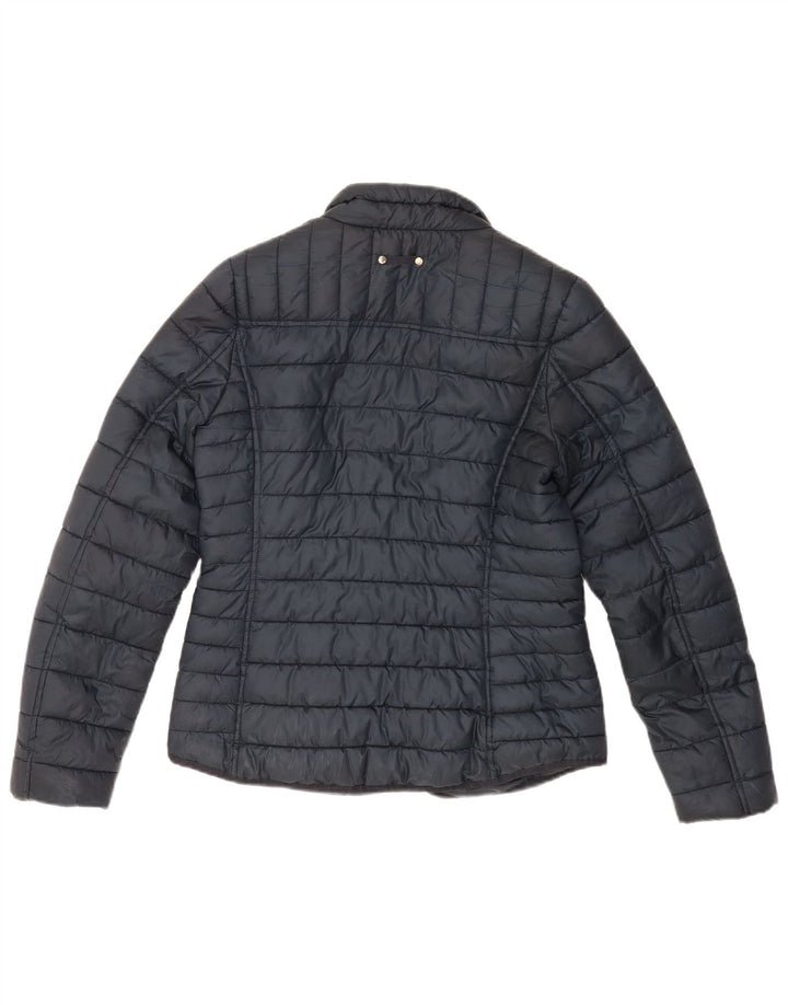 Joules Damen Wattierte Jacke UK 12 Medium Marineblau Polyester