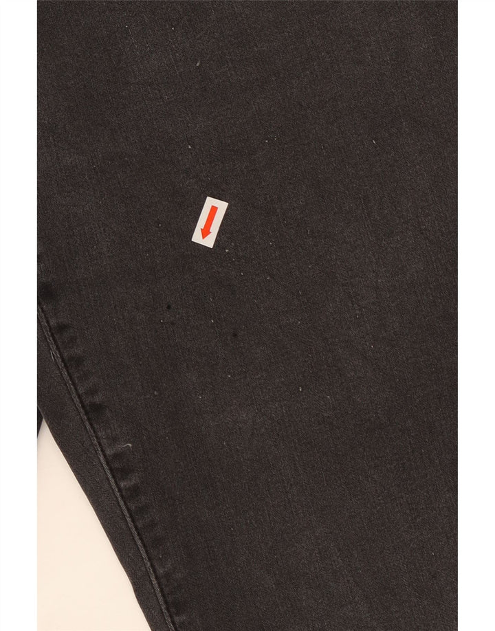 Levi's Damen 314 Shaping Straight Jeans W32 L30 Schwarze Baumwolle