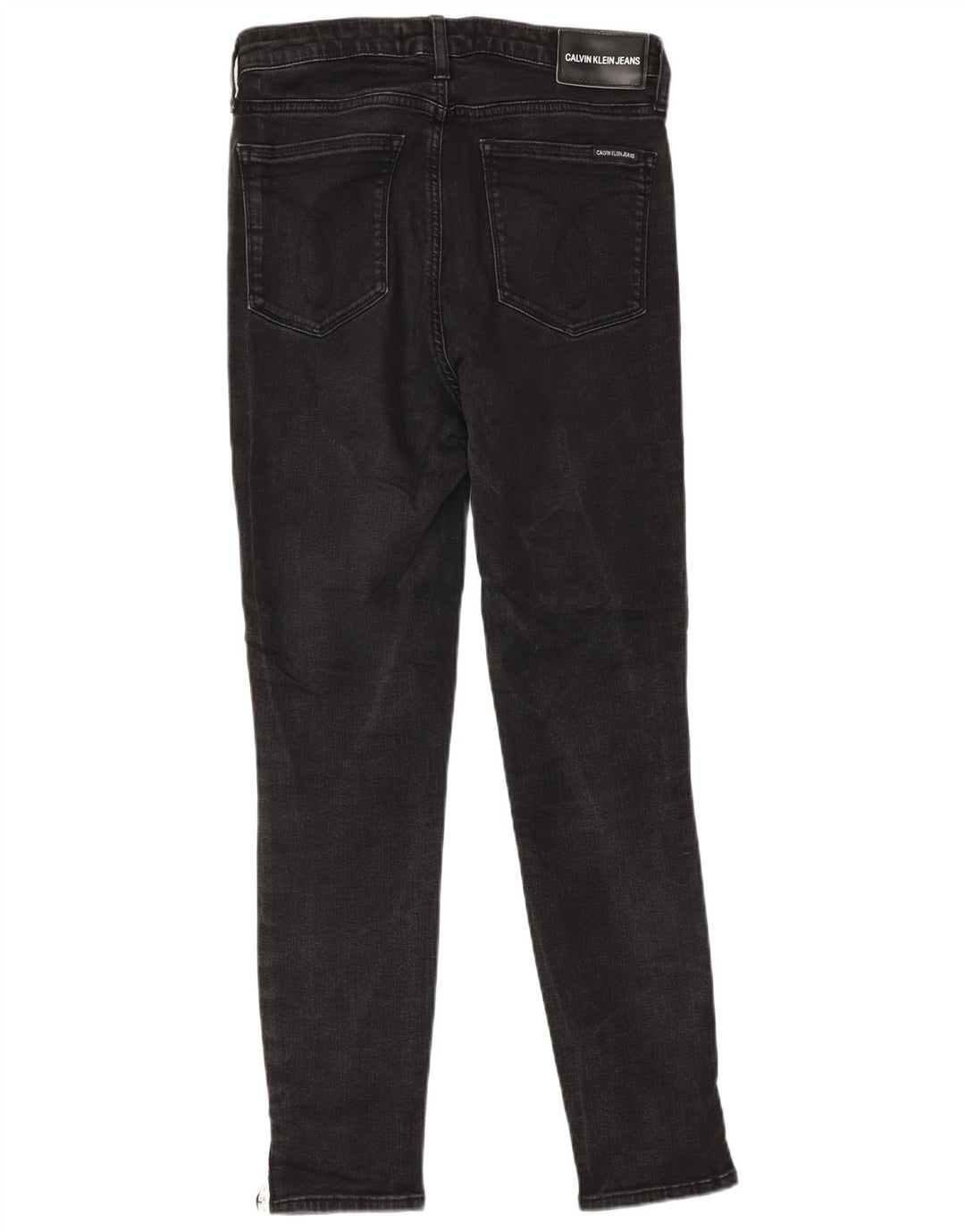 Calvin Klein Damen Skinny Jeans W30 L27 Grau