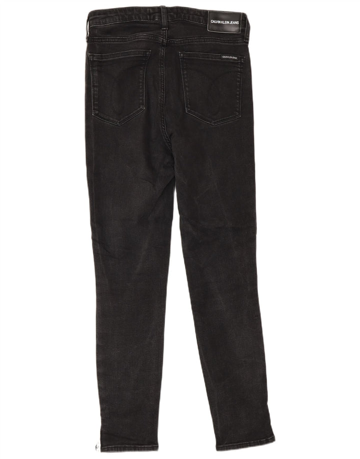 Calvin Klein Damen Skinny Jeans W30 L27 Grau
