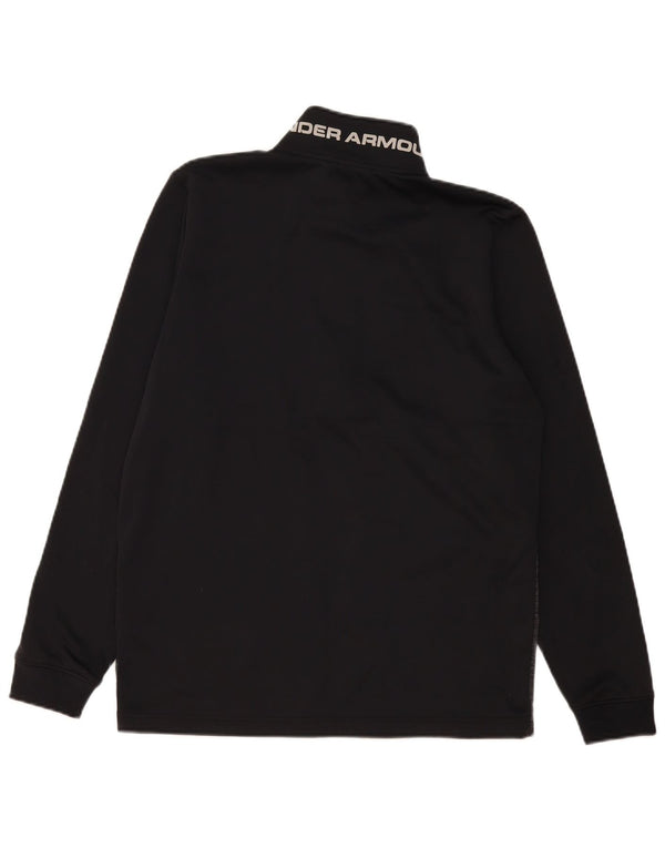Under Armour Herren Cold Gear Sweatshirt-Pullover, Mittelschwarz, Farbblock