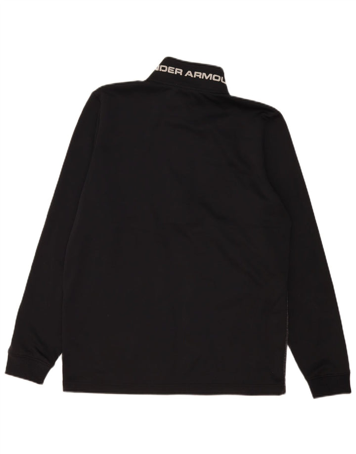 Under Armour Herren Cold Gear Sweatshirt-Pullover, Mittelschwarz, Farbblock