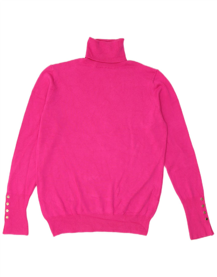 Rollkragenpullover für Damen von Zara, Gr. 12, Mittelrosa