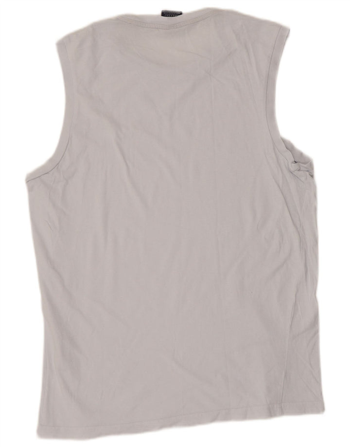 Champion Herren-Weste-Top, groß, blaue Baumwolle