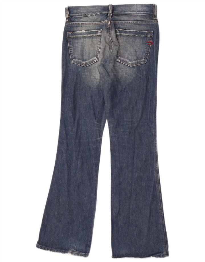 Diesel Damen Schlagjeans W26 L32 Blaue Baumwolle