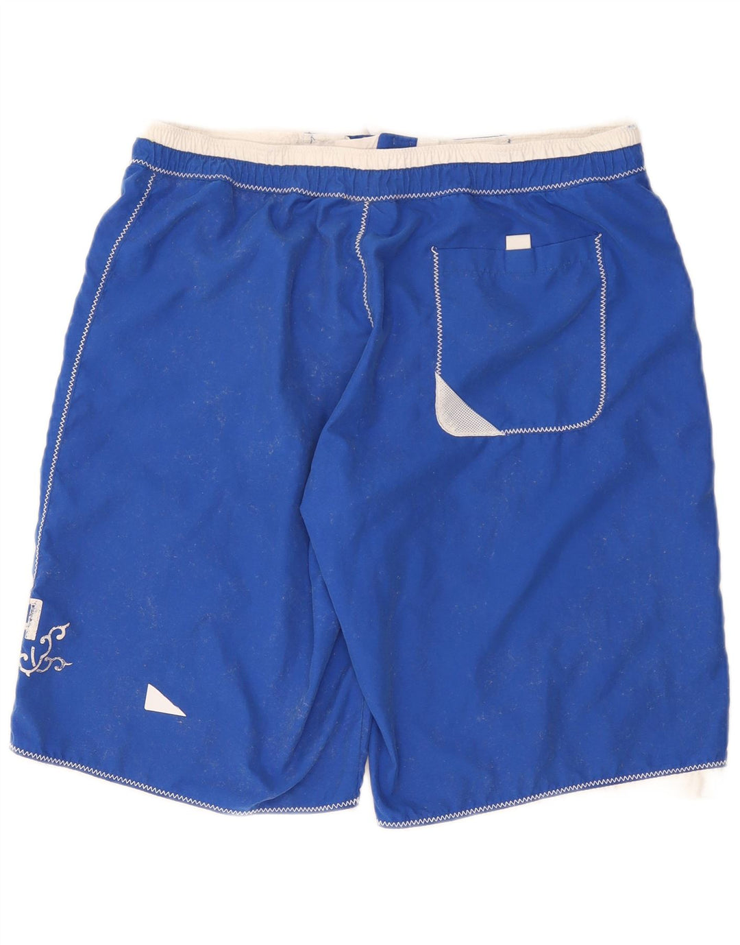 Puma Herren Badeshorts mit Grafik, Größe L, Blau, Polyester