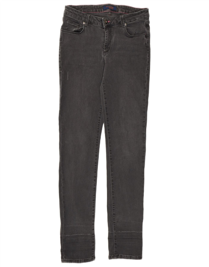 Trussardi Damen Skinny Jeans W28 L32 Graue Baumwolle