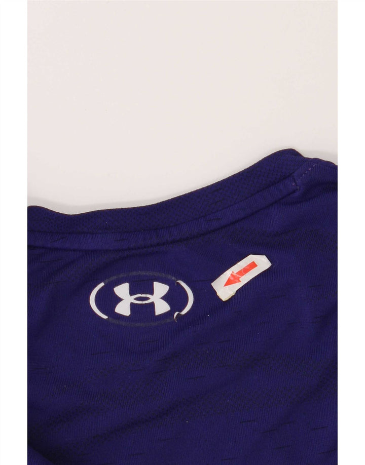Under Armour Herren T-Shirt Top Medium Marineblau gestreift