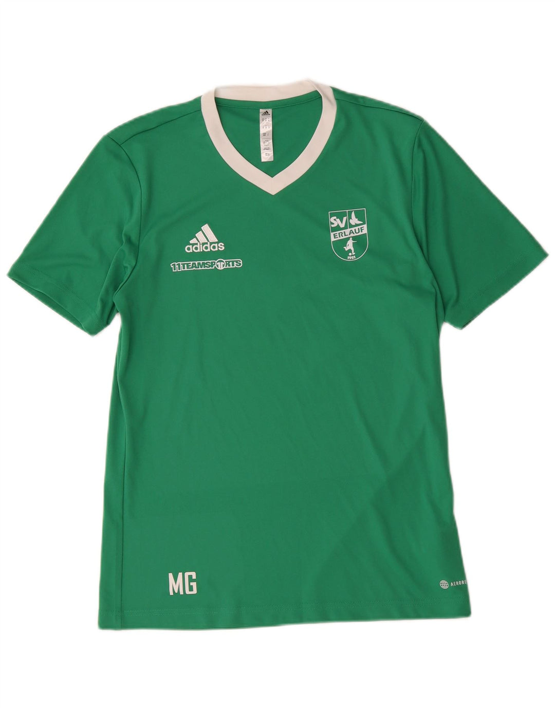 Adidas Herren Aeroready Graphic T-Shirt Top Mittelgrünes Polyester