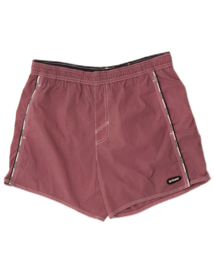 COLMAR Herren-Badeshorts mit Grafik, Größe 48, mittelviolett