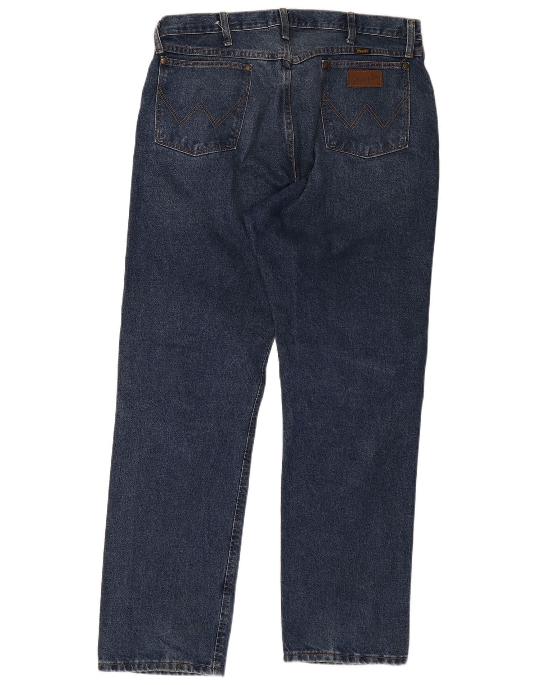 Wrangler Herren Straight Jeans W38 L32 Blaue Baumwolle