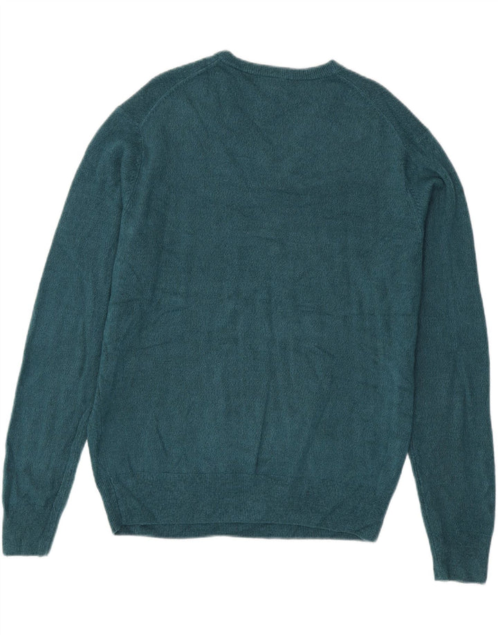 Dockers Herren-Pullover mit V-Ausschnitt, groß, Acryl, Blau