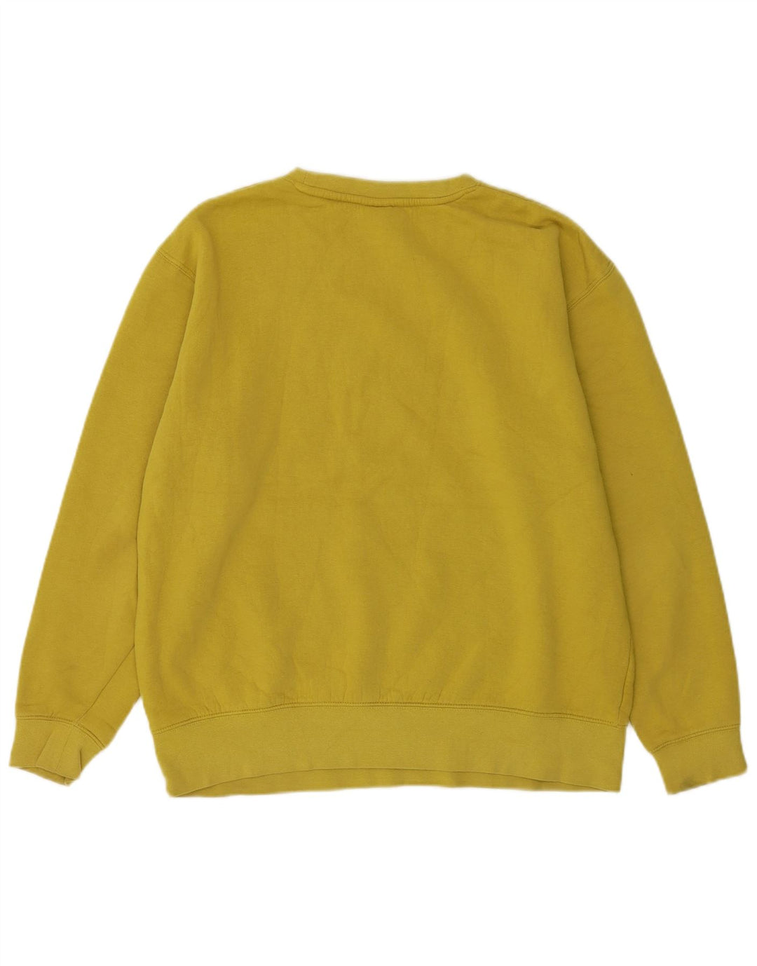 Zara Herren-Sweatshirt-Pullover aus mittelgelber Baumwolle