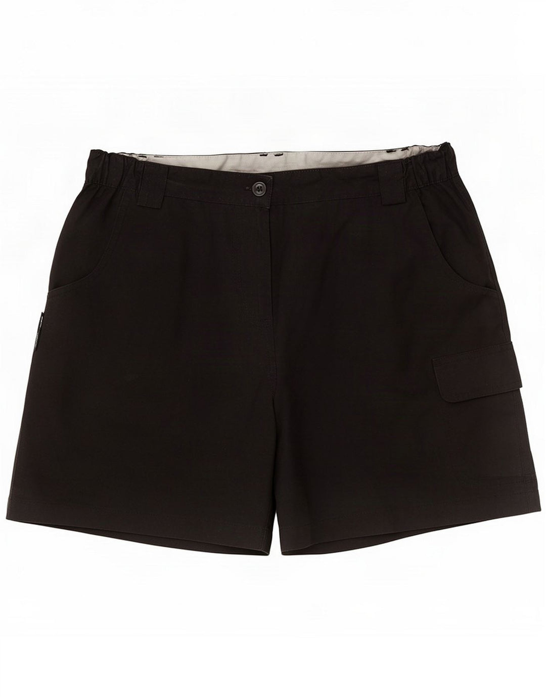 Mountain Warehouse Womens Cargo Shorts UK 10 Small W27 Schwarz Polyester