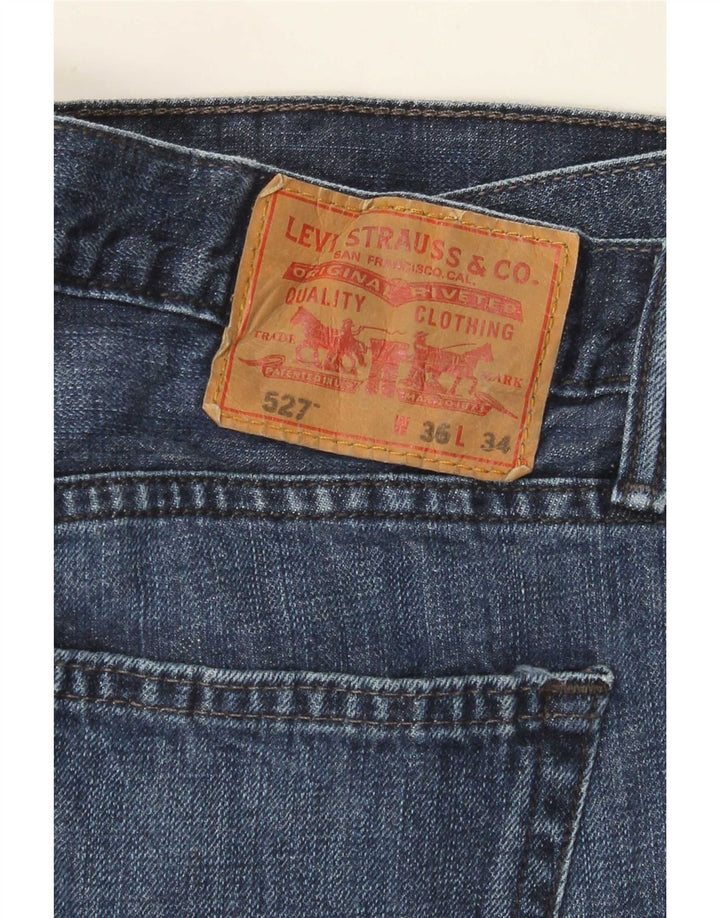 Levi's Damen 527 Bootcut Jeans W36 L34 Blau