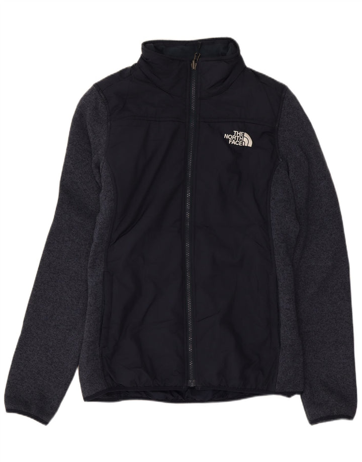 The North Face Damen-Windbreaker-Jacke UK 14 Mittelmarineblaues Polyester