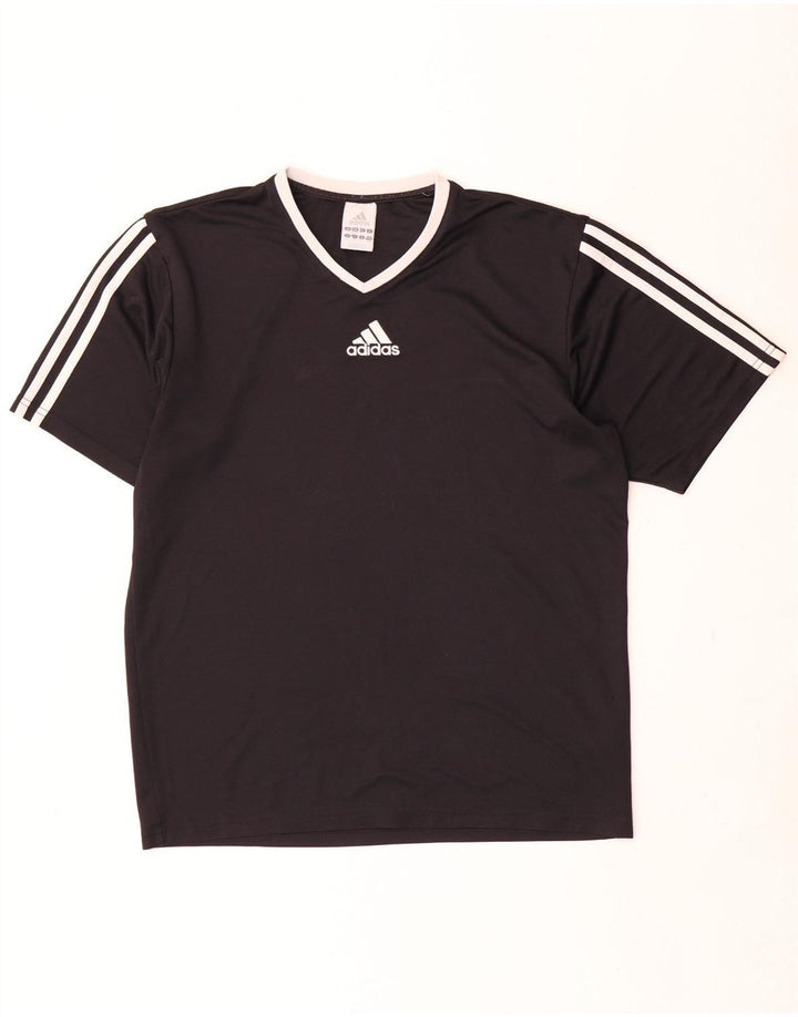 Adidas Herren Climalite T-Shirt Top Small Schwarz Polyester