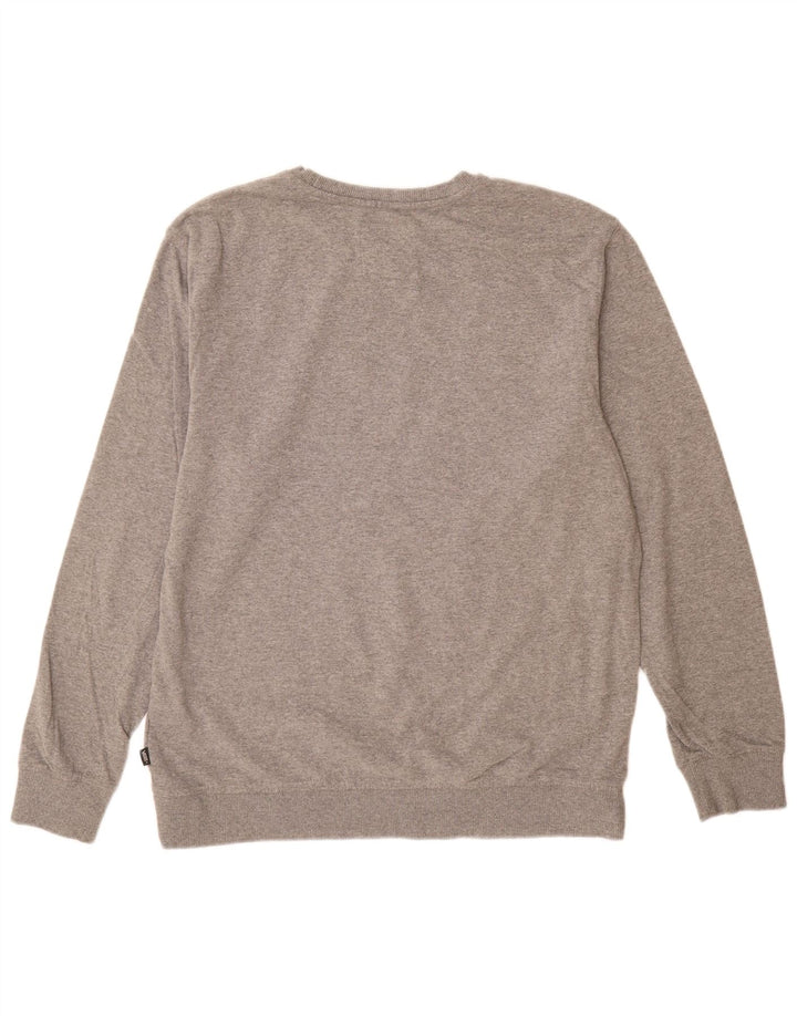 Vans Herren Grafik-Sweatshirt-Pullover XL aus grauer Baumwolle