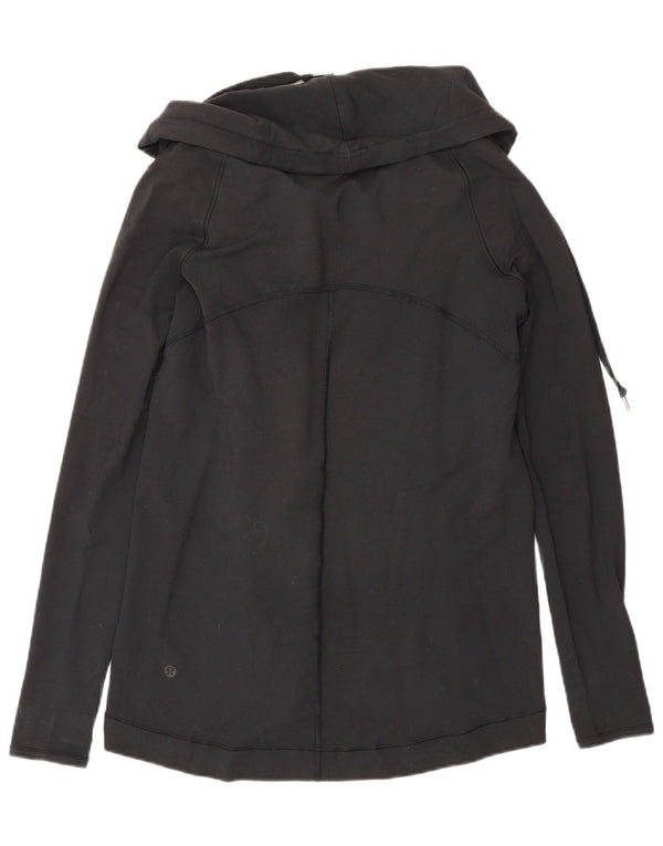 Lululemon Damen-Trainingsanzug-Top-Jacke, US 4, Small, Schwarz, Modal