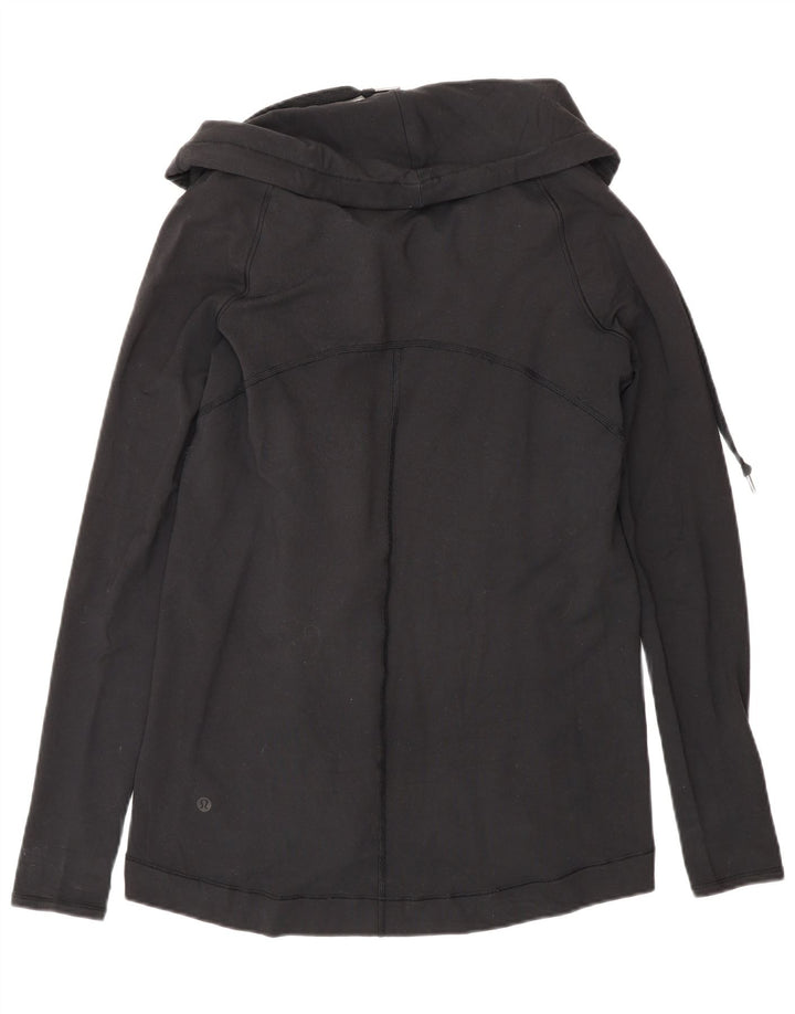 Lululemon Damen-Trainingsanzug-Top-Jacke, US 4, Small, Schwarz, Modal