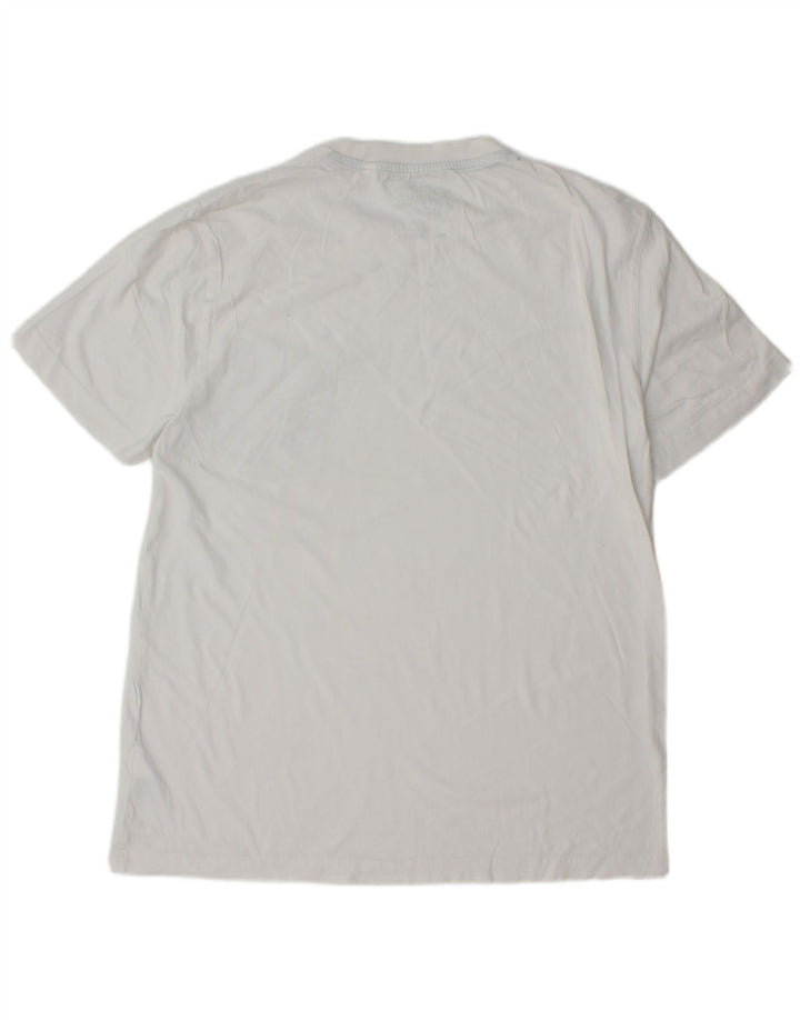 PENGUIN Herren-T-Shirt-Oberteil, groß, weiß gepunktete Baumwolle