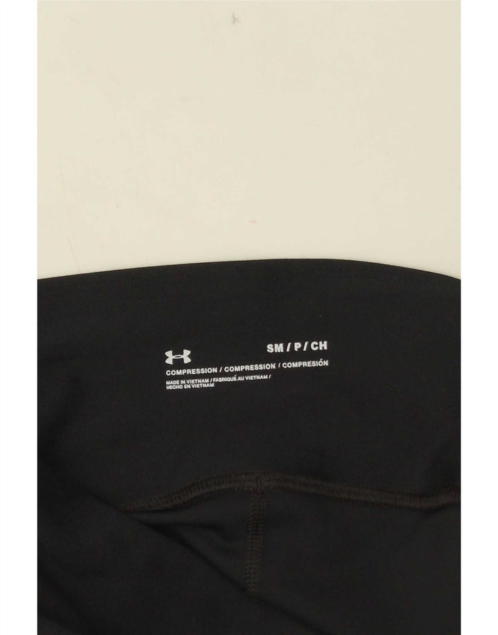 Under Armour Damen Capri-Leggings UK 8 Small Schwarz