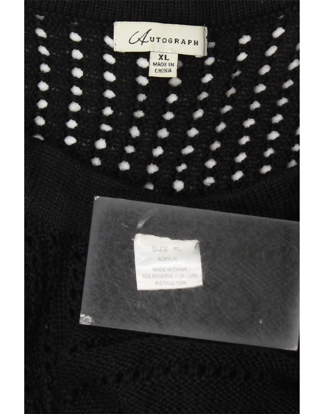 Marks & Spencer Damen-Autograph-Strickjacke in Übergröße, Gr. 18, XL, Schwarz