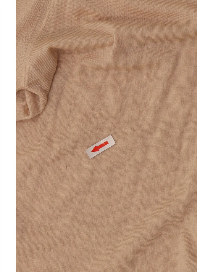 Rohan Damen-Cardigan-Pullover UK 16 Große beige Wolle