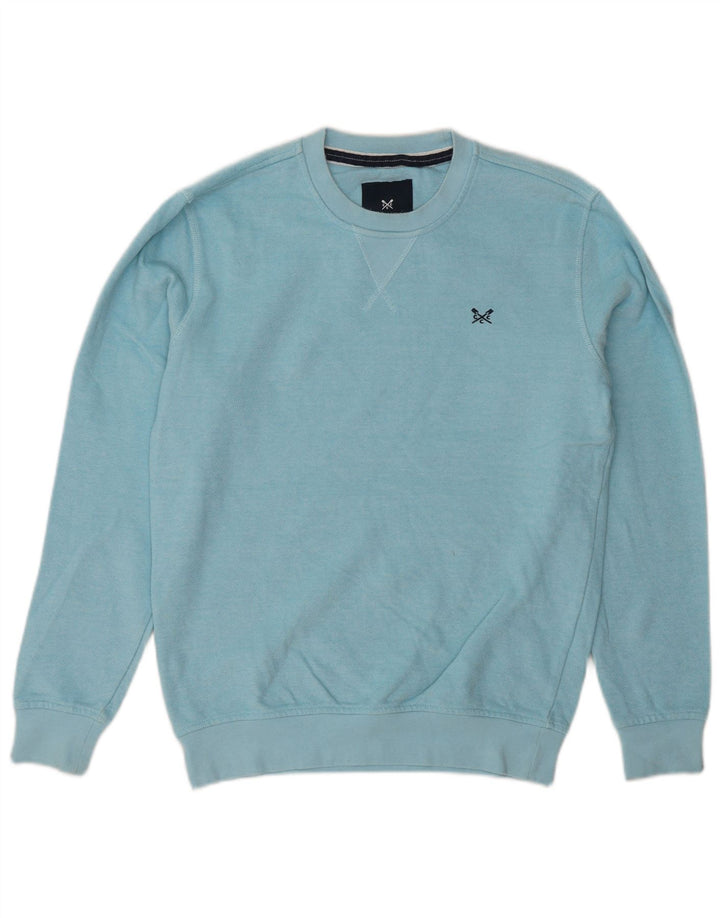Crew Clothing Herren-Sweatshirt, Pullover, Größe S, Blau, Baumwolle